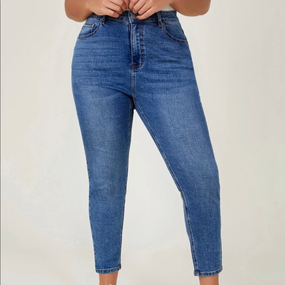 SHEIN Plus High Waist Skinny Jeans 2X